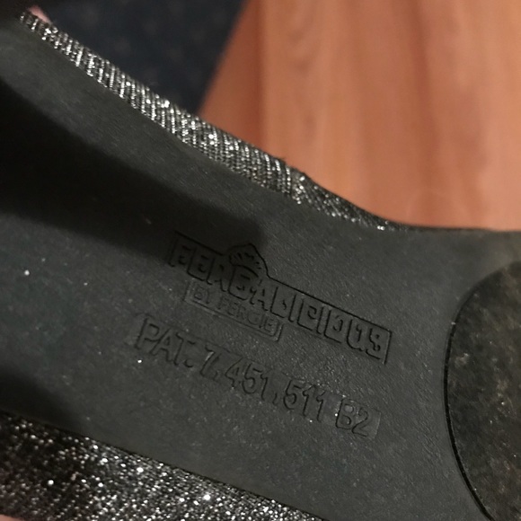 Fergalicious Silver Sparkle High Heels - Picture 3 of 3